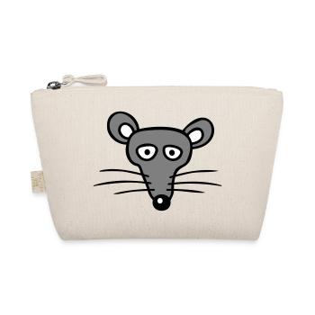 Mouse Mouse Cute Little Rat Rodent Friendly - Organic Pouch - nature - Front