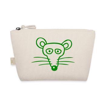 Mouse Mouse Cute Little Rat Rodent Friendly - Organic Pouch - nature - Front