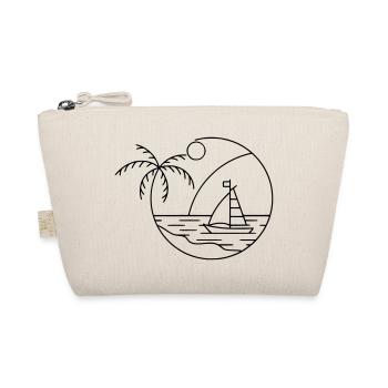Sailboat Sailing Trip Sailing Crew Sailing Sea Sun - Organic Pouch - nature - Front