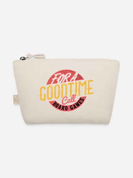 For A Good Time Call Board Games Lovers - Organic Pouch - nature - Front