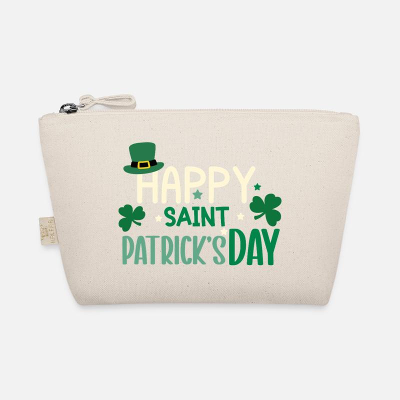 Happy St patrick's day - Bio-Täschchen - Natur