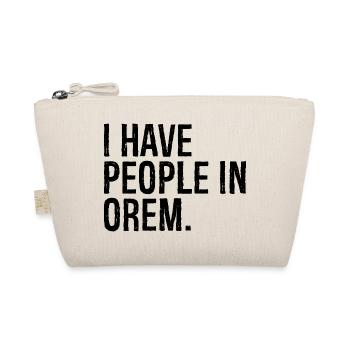 I have people in orem - Organic Pouch - nature - Front