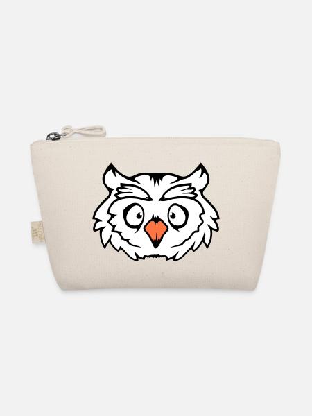 hibou oiseau aigle hibou hibou nuit oiseau effraie des granges chouette bande dessinée - Trousse biologique - nature - Devant