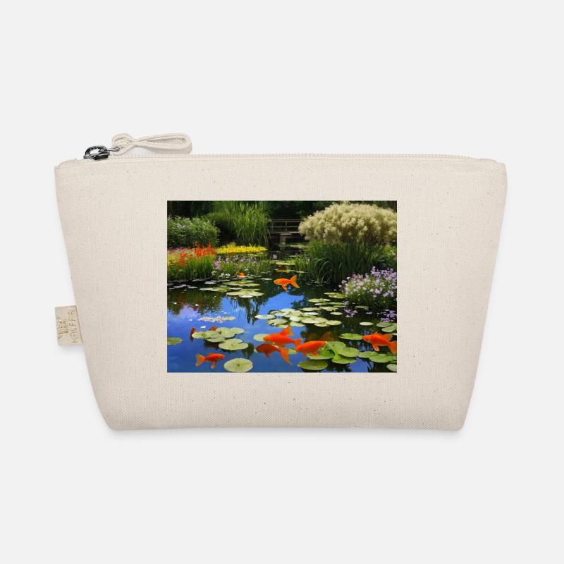 Koi Fish in Tranquil Waters Organic Pouch