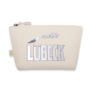 Lübeck Möwe & Moin Design - Bio-Täschchen - Natur - Vorne