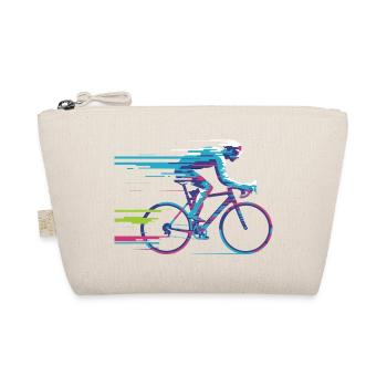 Evolve Your Ride – Glitch Cycling Concept - Organic Pouch - nature - Front