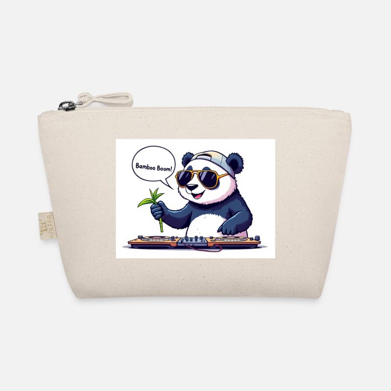 Panda DJ avec Lunettes et Bâton de Bambou Trousse biologique