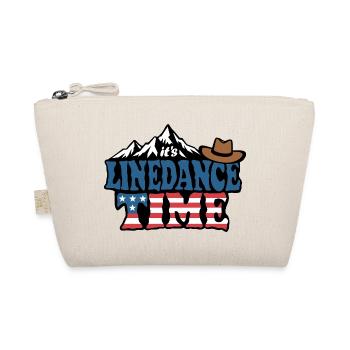 It's linedance time, Linedancing, Country Fan - Organic Pouch - nature - Front