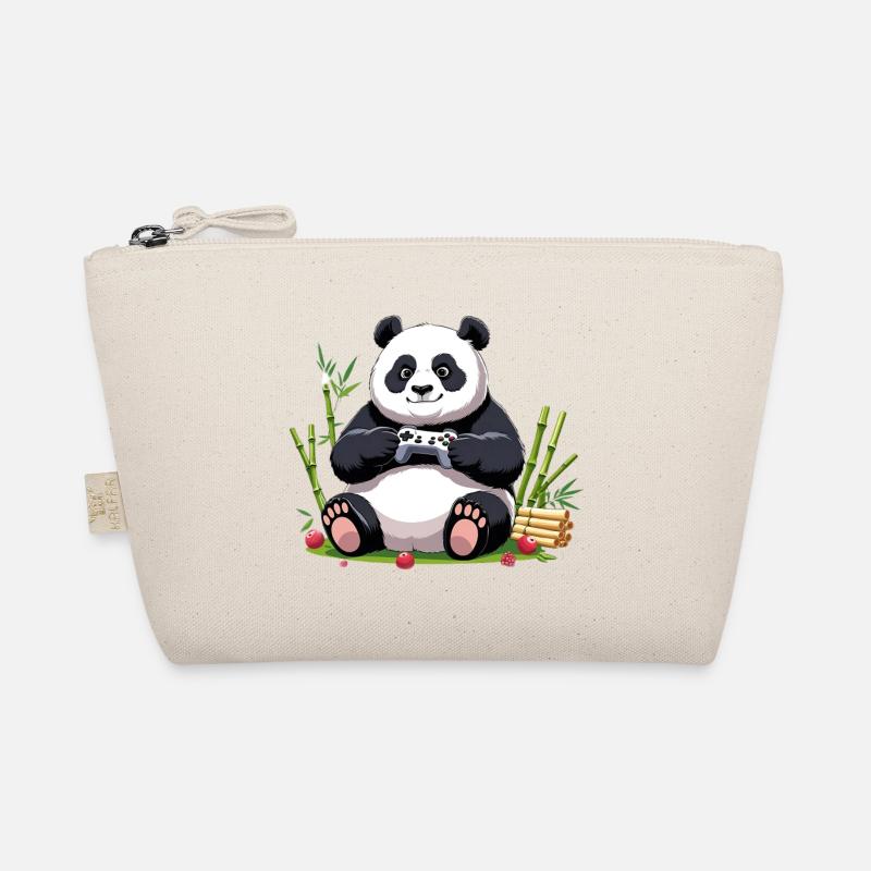 Panda mignon avec manette de jeu Trousse biologique