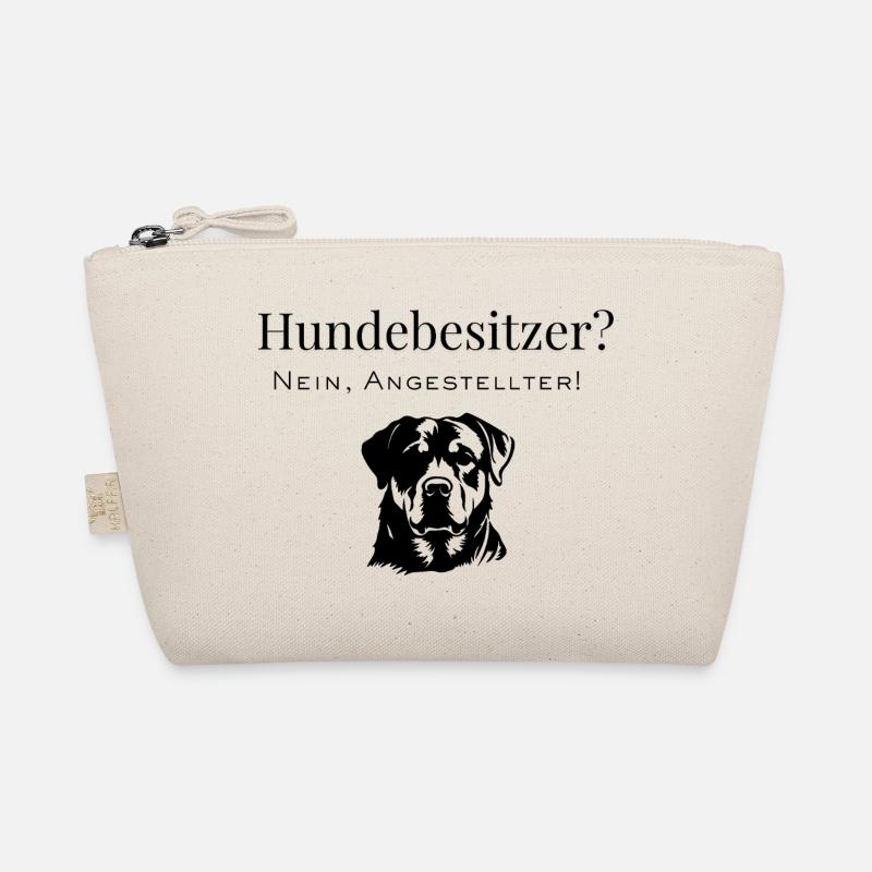 Mein Hund – Mein Chef mit Pfoten - Bio-Täschchen - Natur