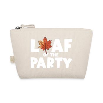 Leaf of the Party Happy Fall Harvest Autumn Leaf - Organic Pouch - nature - Front