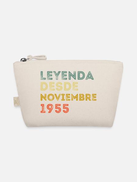 November 1955 Vintage Retro Geburtstag - Bio-Täschchen - Natur