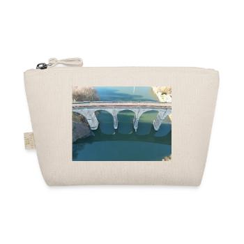 Bridge arch over the silent river Viaduct Herdecke - Organic Pouch - nature - Front
