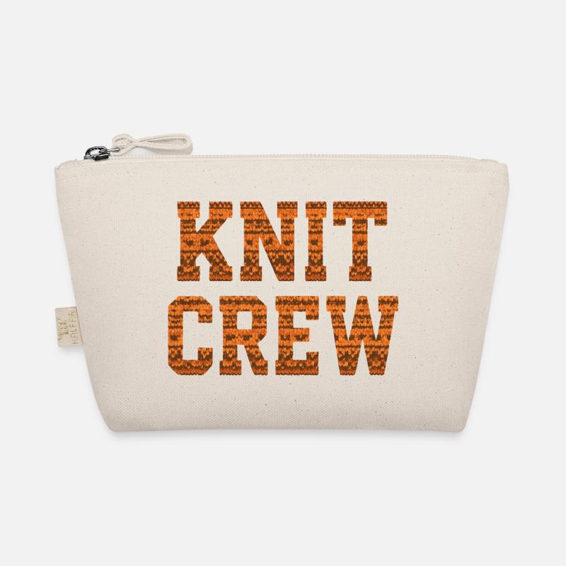 Ras du cou : Texte tricoté orange Trousse biologique