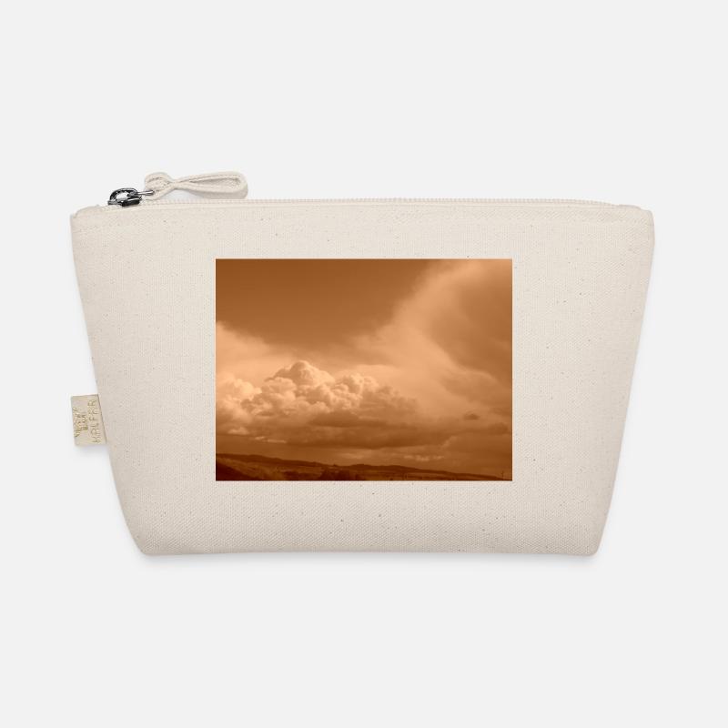 Sepia Cloudscape - Organic Pouch - nature