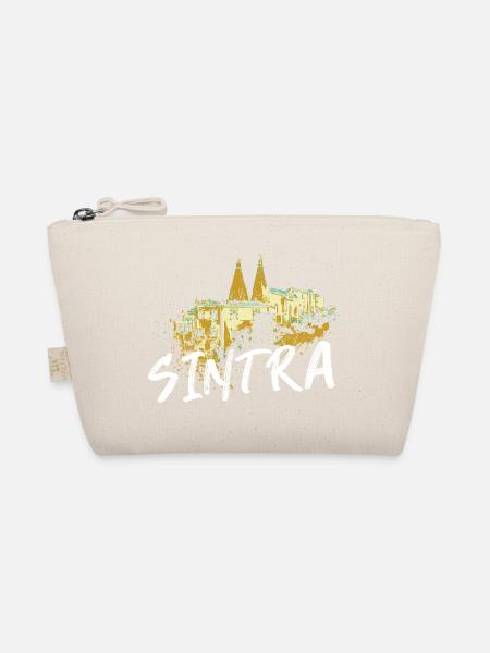 Palais national Sintra illustration Portugal - Organic Pouch - nature - Front