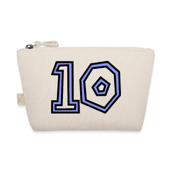 10. 10 YEARS. 10th ANNIVERSARY. 10 YEAR ANNIVERSARY. - Organic Pouch - nature - Front