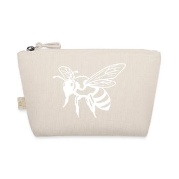 Bee white white bee - Organic Pouch - nature - Front