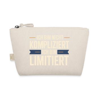 I'm not complicated – I'm limited - Organic Pouch - nature - Front