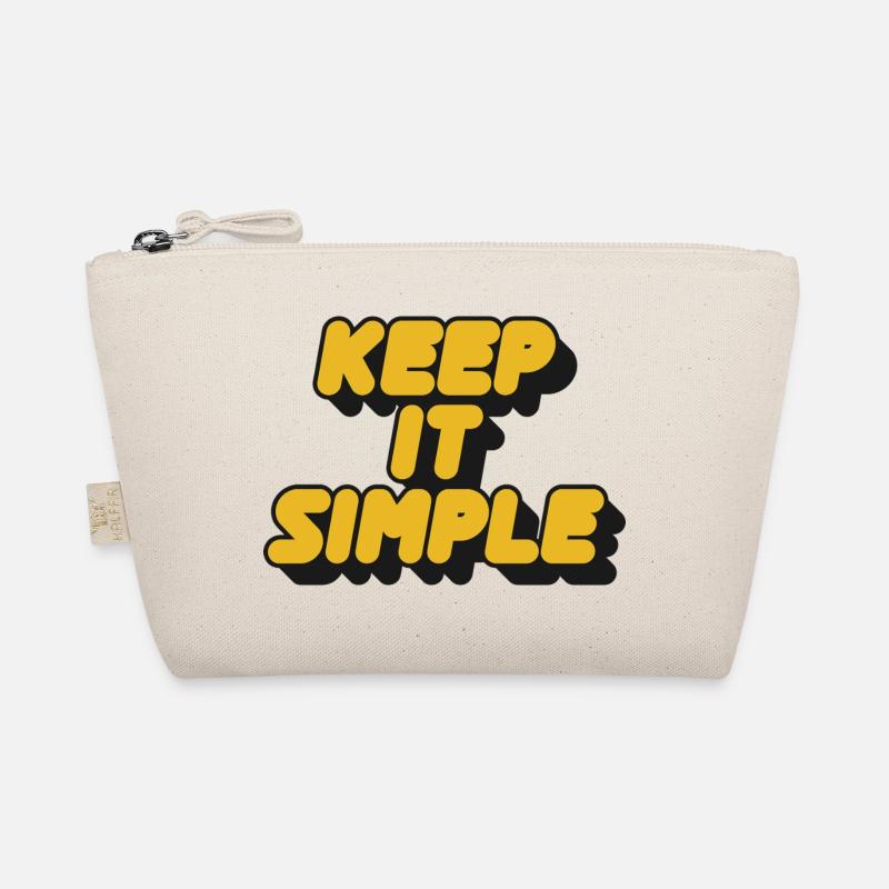 Keep It Simple Retro Bold Bio-Täschchen