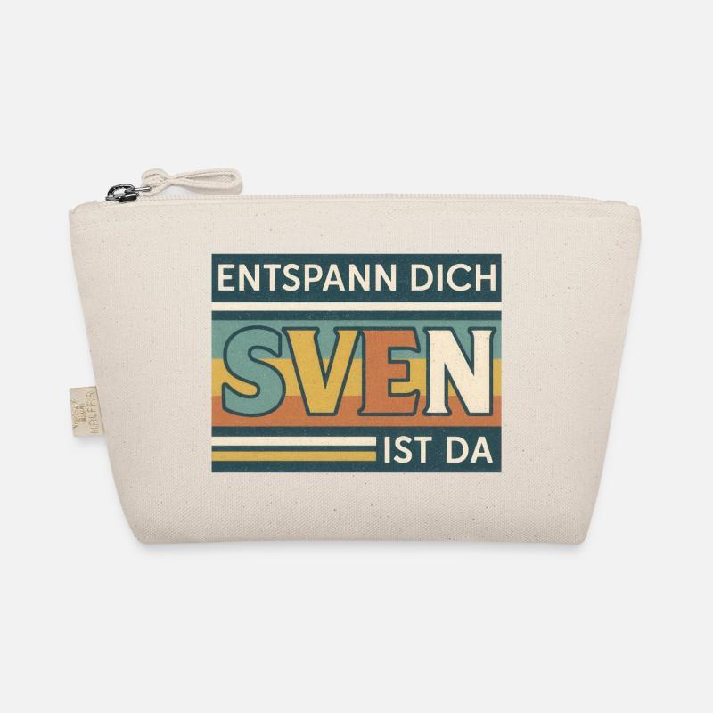 Entspann dich – Sven ist da! Retro Spruch Bio-Täschchen