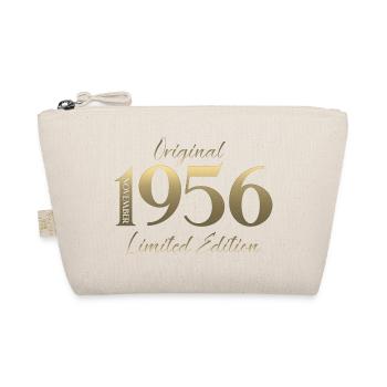 70. Geburtstag Original November Jahrgang 1956  - Bio-Täschchen - Natur - Vorne