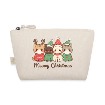 Meowy Christmas Cat Squad, Chatons - Trousse biologique - nature - Devant