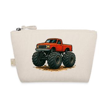 Red Monster Truck Offroad - Organic Pouch - nature - Front