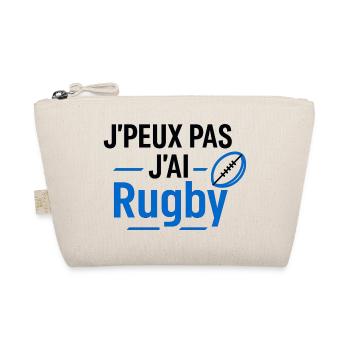 J'peux pas j'ai Rugby Graphique - Trousse biologique - nature - Devant