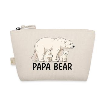 Papa Bear - Organic Pouch - nature - Front