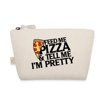 Pizza Slice Pop Art - Organic Pouch - nature - Front