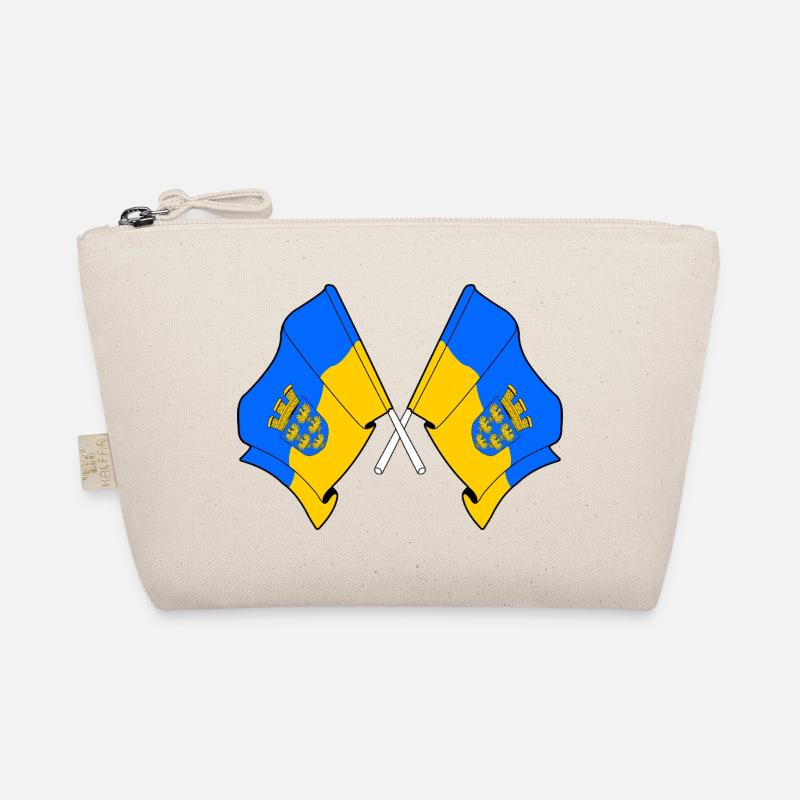 Lower Austria Crossed Flags Organic Pouch