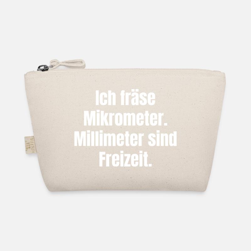 Micrometer Leisure Saying Organic Pouch