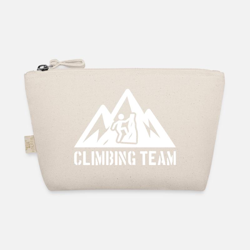 Climbing Team Mountains Mountaineering Organic Pouch