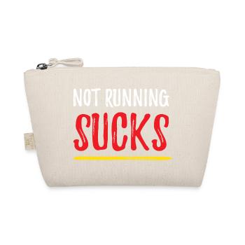 Not Running Sucks - Organic Pouch - nature - Front