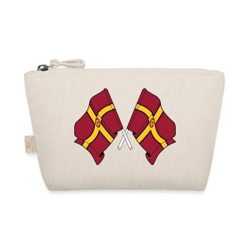 Two flags crossed – Northamptonshire - Organic Pouch - nature - Front