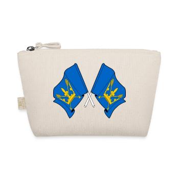 Suffolk Flags Crossed - Organic Pouch - nature - Front