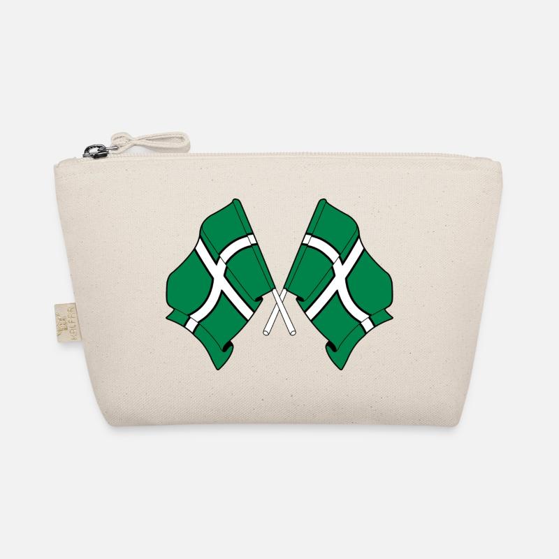 Devon Crossed Flags Organic Pouch