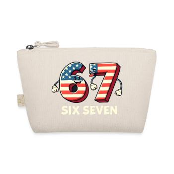 US Flag 67 Memes Six Seven - Organic Pouch - nature - Front
