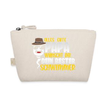 Tout le meilleur papa vous souhaite votre meilleur nageur - Trousse biologique - nature - Devant