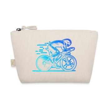 I love road bikes, cool design for racing bikes - Organic Pouch - nature - Front