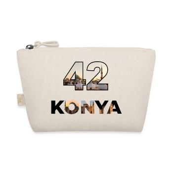 Konya 42 Türkei Mevlana Derwisch Design - Bio-Täschchen - Natur - Vorne