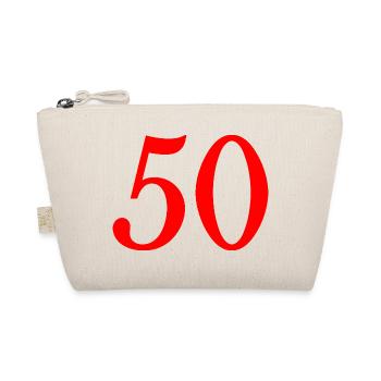50. 50 JAHRE. 50-JÄHRIGES JUBILÄUM. 50-JÄHRIGES JUBILÄUM. - Bio-Täschchen - Natur - Vorne