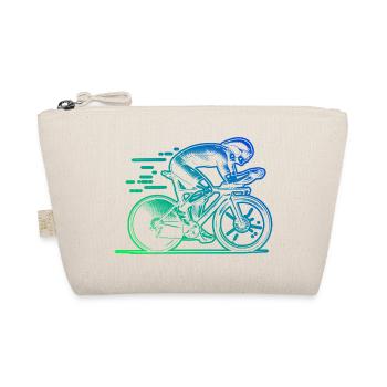 Motif emblématique du vélo de route - Trousse biologique - nature - Devant