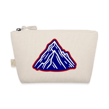 Berge Symbol Alpen - Bio-Täschchen - Natur - Vorne