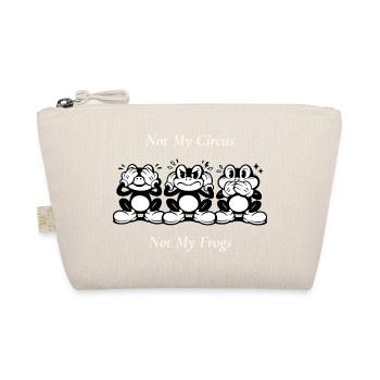 Not My Circus Not My Frogs Spruch minimal - Organic Pouch - nature - Front