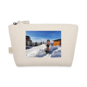 Snowboard sur une pente ensoleillée - Trousse biologique - nature - Devant