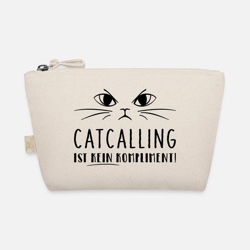 Catcalling ist kein Kompliment! - Bio-Täschchen - Natur