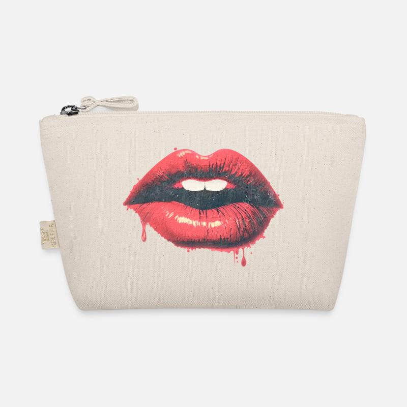 Baiser urbain - Goutteuse - Red Lips Pop Art Trousse biologique