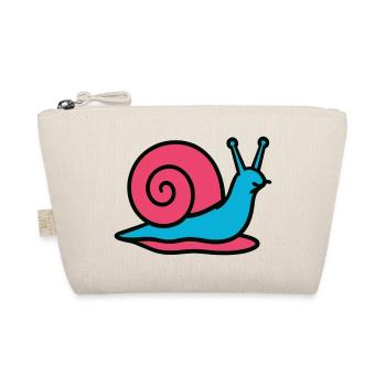 Snail Pop Art Gastropod Vegetable Garden - Organic Pouch - nature - Front
